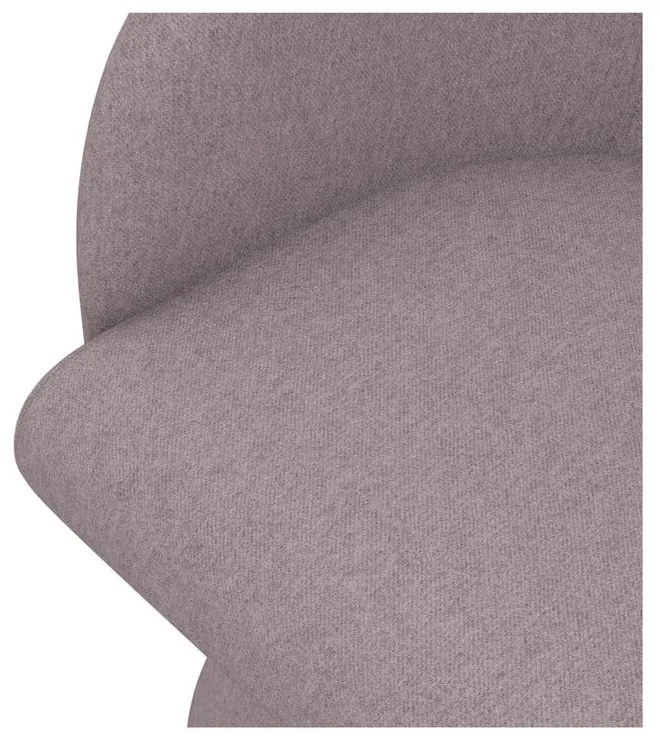 Scaun de sufragerie mov lavandă tapițat Kanoa – Makamii