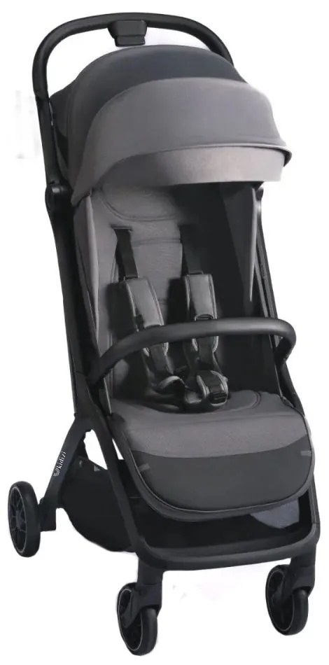 Carucior sport compact cu pliere automata recomandat de la nastere pana la 22 kg  Kidizi Nairo Grey, 7,9 kg