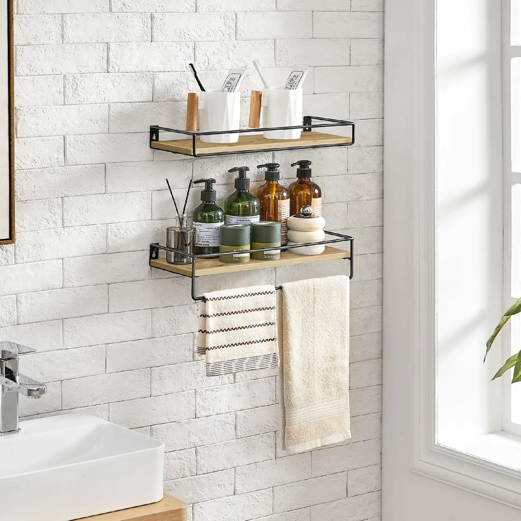 Etajere de perete TAYLOR ARTISAN 40x15,5 cm, set 2 bucati