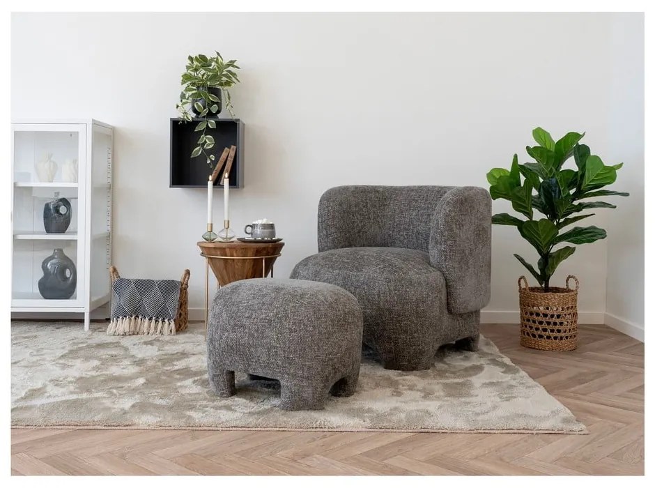 Taburet gri Nazare – House Nordic