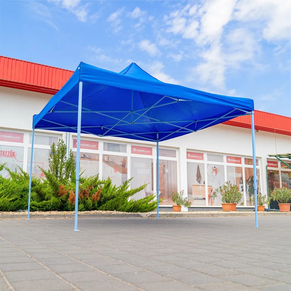 Foișor de grădină pliabil 3x3 m albastru