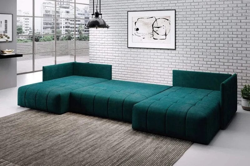 Colțar extensibil dumonde cu ladă de depozitare si sezut confortabil d