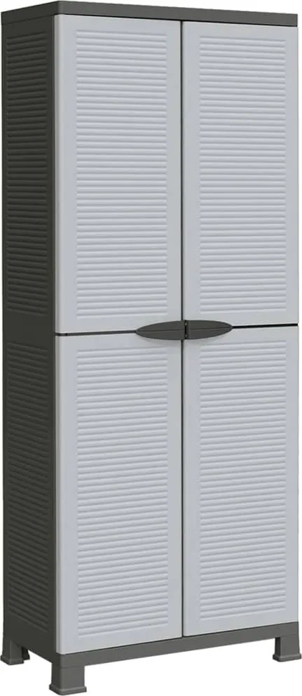 vidaXL Dulap, 68x39x171,5 cm, plastic