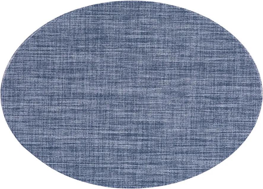 Suport pentru farfurie Tiseco Home Studio Oval, 46 x 33 cm, albastru