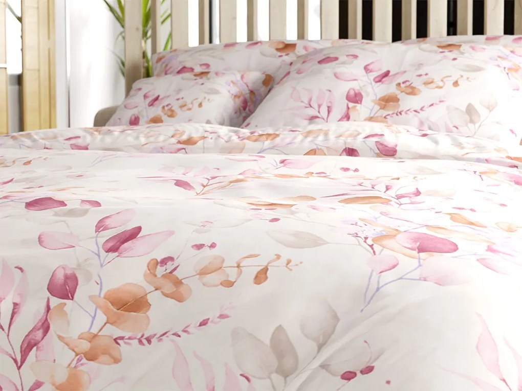 Lenjerie de pat din microfibra FLORANY albă Dimensiune lenjerie de pat: 70 x 90 cm | 140 x 200 cm