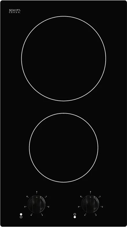 Plita vitroceramica incorporabila Crown VC 32, 3000 W, 12 setari, Indicator de caldura reziduala, Negru