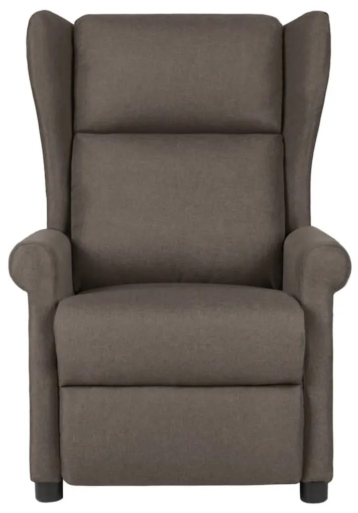 329653 vidaXL Fotoliu de masaj, maro, material textil
