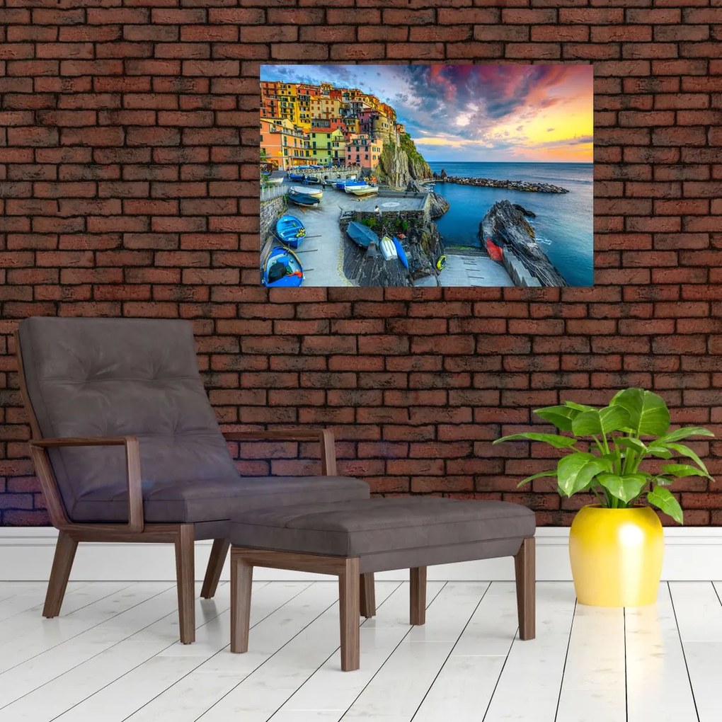 Tablou - Satul mediteranean (90x60 cm)