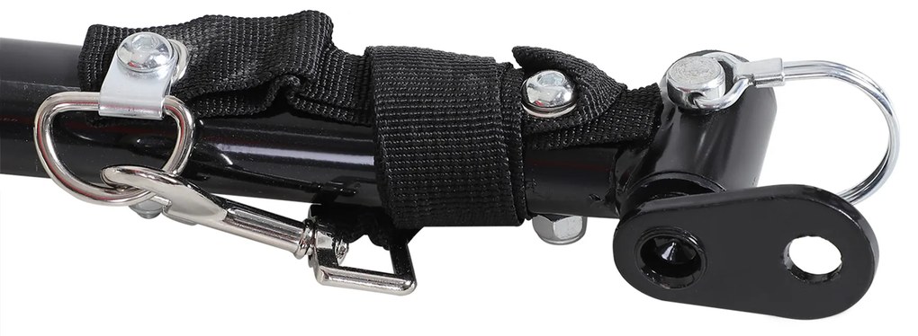Outsunny Remorcă pentru Biciclete din Oțel cu Capacitate Maximală de 40 kg și Husă Protectoare, 140x88x60 cm, Roșu și Negru | Aosom Romania