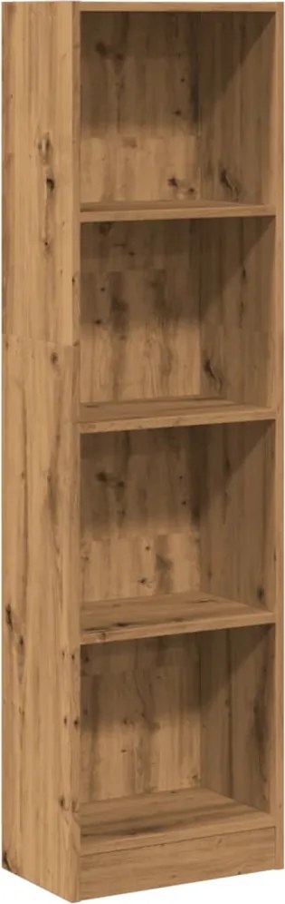 vidaXL Bibliotecă, stejar artizanal, 40x24x143 cm, lemn prelucrat