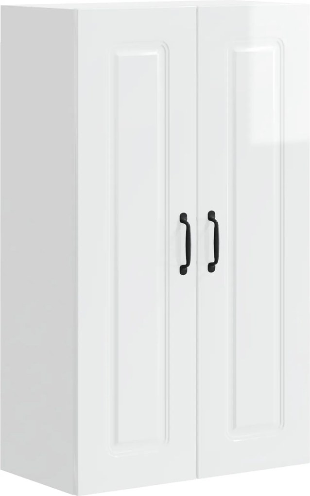 vidaXL Dulap de bucătărie Kalmar Alb lucios 60 x 31 x 100 cm