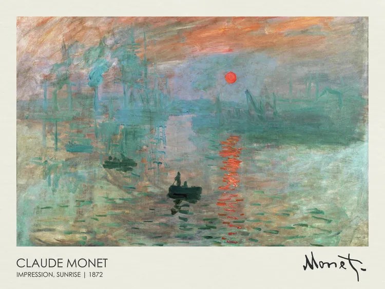 Reproducere Impression, Sunrise (1872), Claude Monet