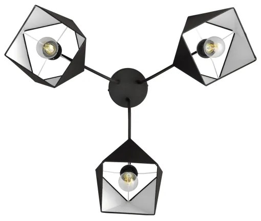 Lustra ADAMANT 3xE27/15W/230V negru