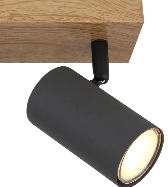 Spot ROBBY 2xGU10/35W/230V gri/maro Globo 57911-2G