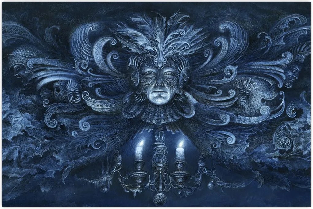 Tablou - Baroc întunecat (90x60 cm)