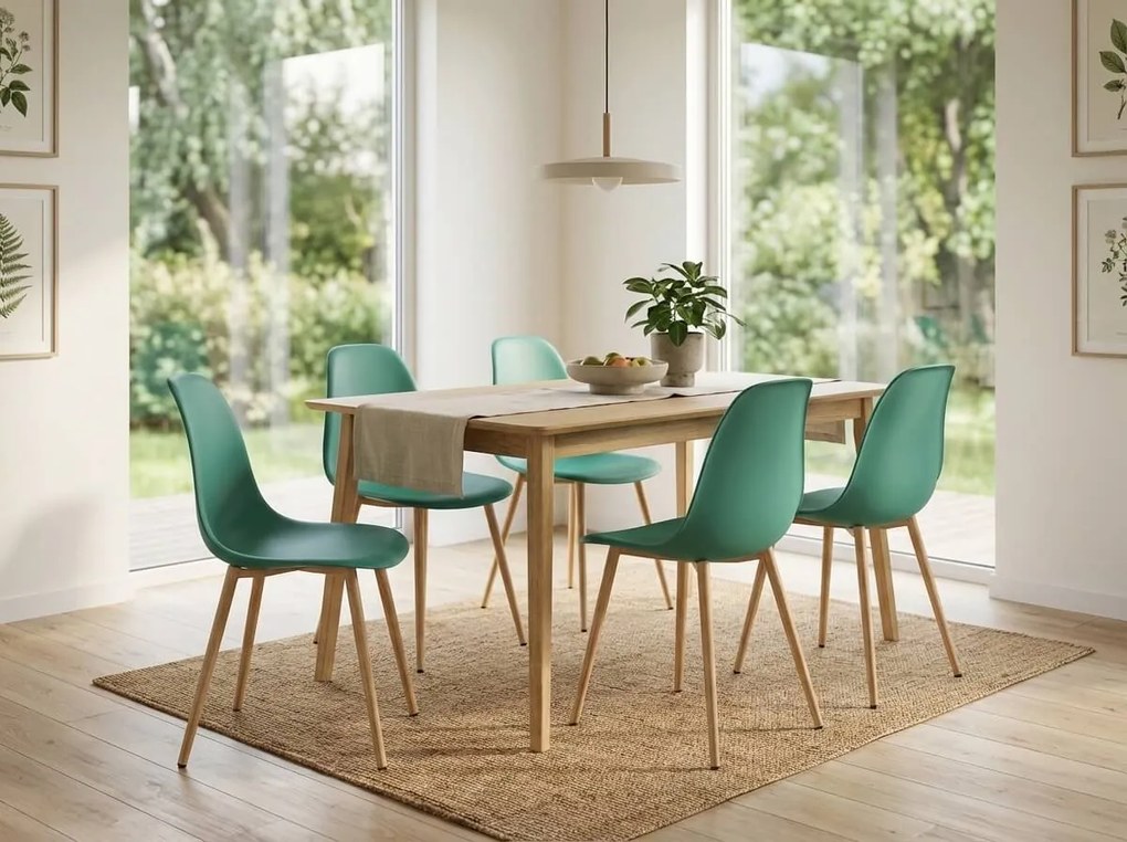 Scaun de masa Culoare Verde, OSAKA