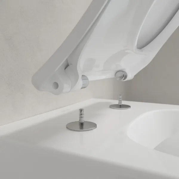 Villeroy & Boch 4611RS01 - Vas WC suspendat VENTICELLO cu capac SoftClose, ceramică/alb