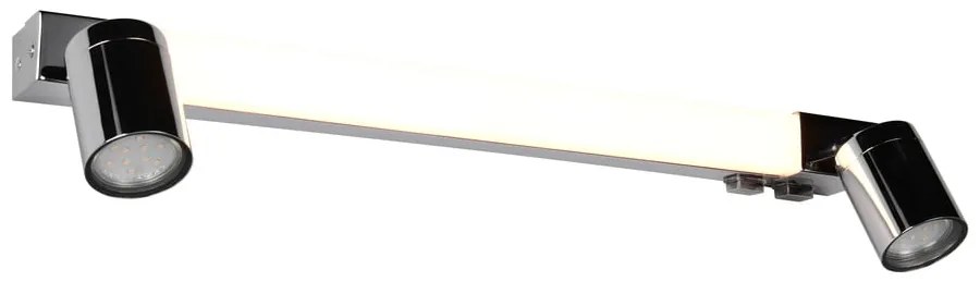 Aplică de perete argintiu-lucios LED Enrico – Trio