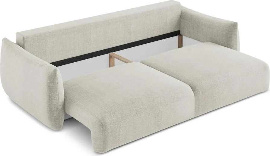 Canapea bej extensibilă 230 cm Leila – Makamii