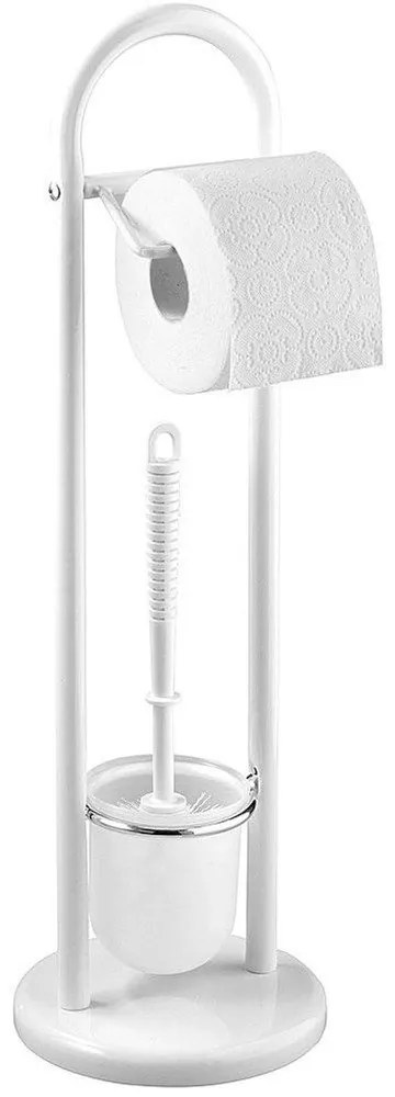 Suport de baie SIENA WHITE, 2 în 1, WENKO, alb