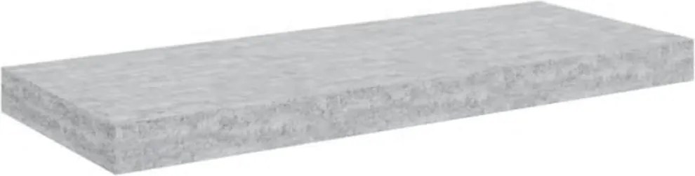 vidaXL Raft de perete suspendat, gri beton, 60x23,5x3,8 cm, MDF