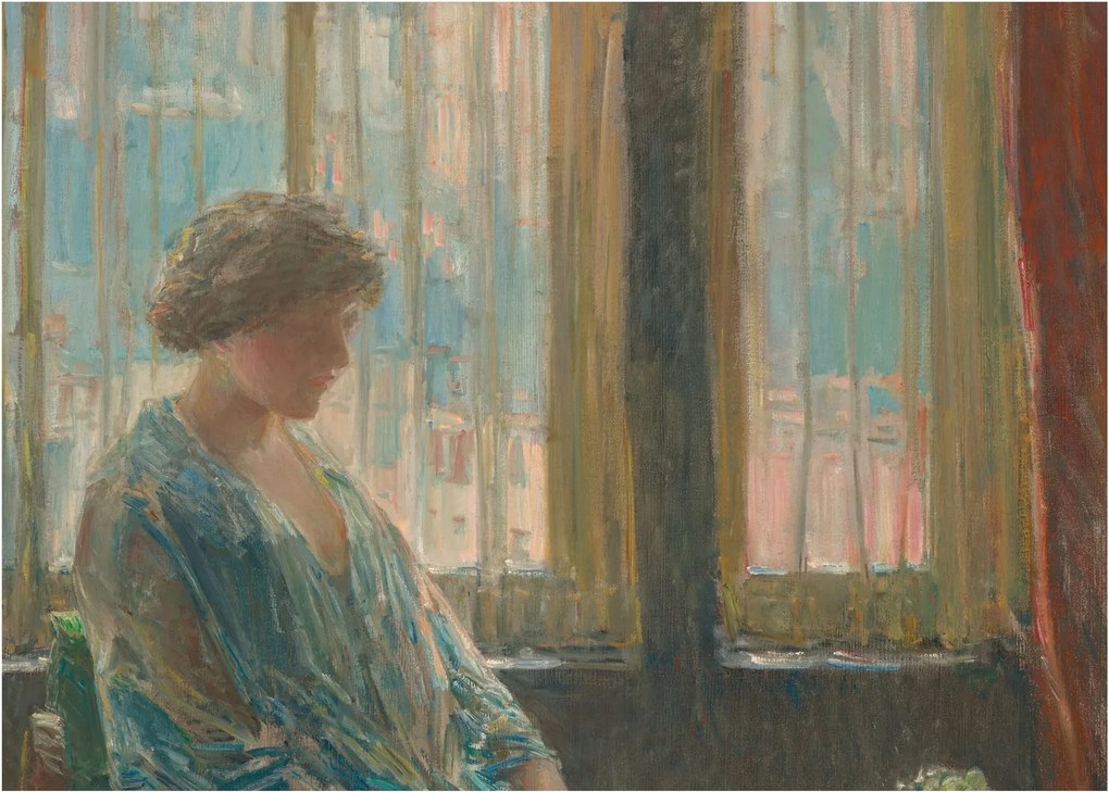 Tablou - Childe Hassam, The New York Window, reproducere (70x50 cm)