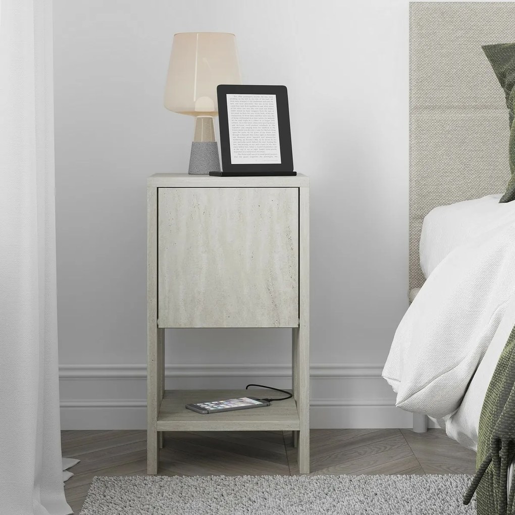 Noptieră Ema Travertine