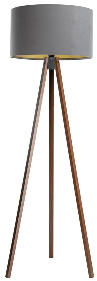 Lampă de podea STANDART 1xE27/60W/230V gri/wenge