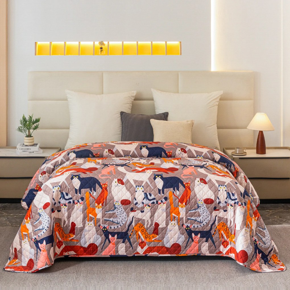 Cuvertura de pat CATMOSPHERE, colorat Dimensiune: 220 x 240 cm