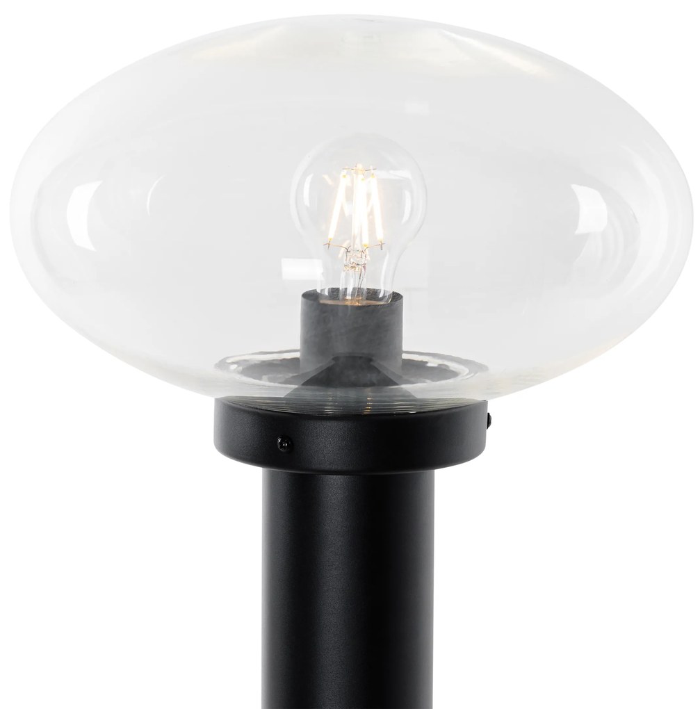 Lampă de exterior modernă cu stâlp negru 100 cm - Elly