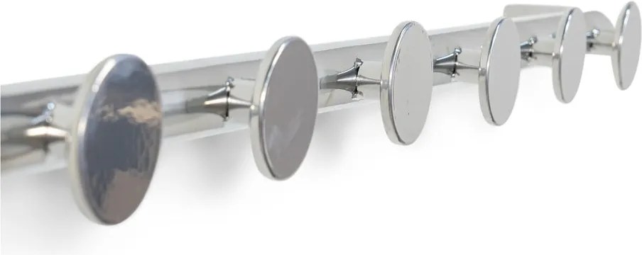 Cuier de perete argintiu din metal 75 cm Retro – Spinder Design