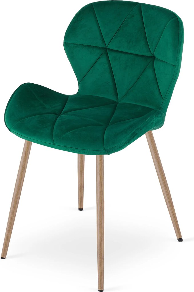 Scaun de masa MANGO VELVET, verde