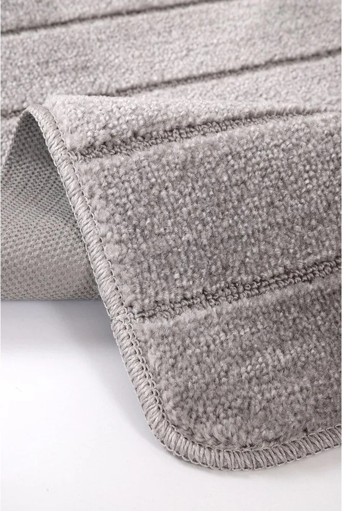 Covorașe de baie gri 2 buc. 50x80 cm Yeni Cizgli – Foutastic