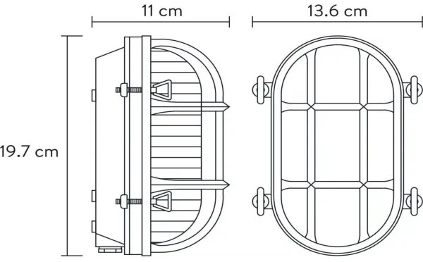Aplică de exterior Lucide 11891/20/30 DUDLEY 1xE27/40W/230V IP65