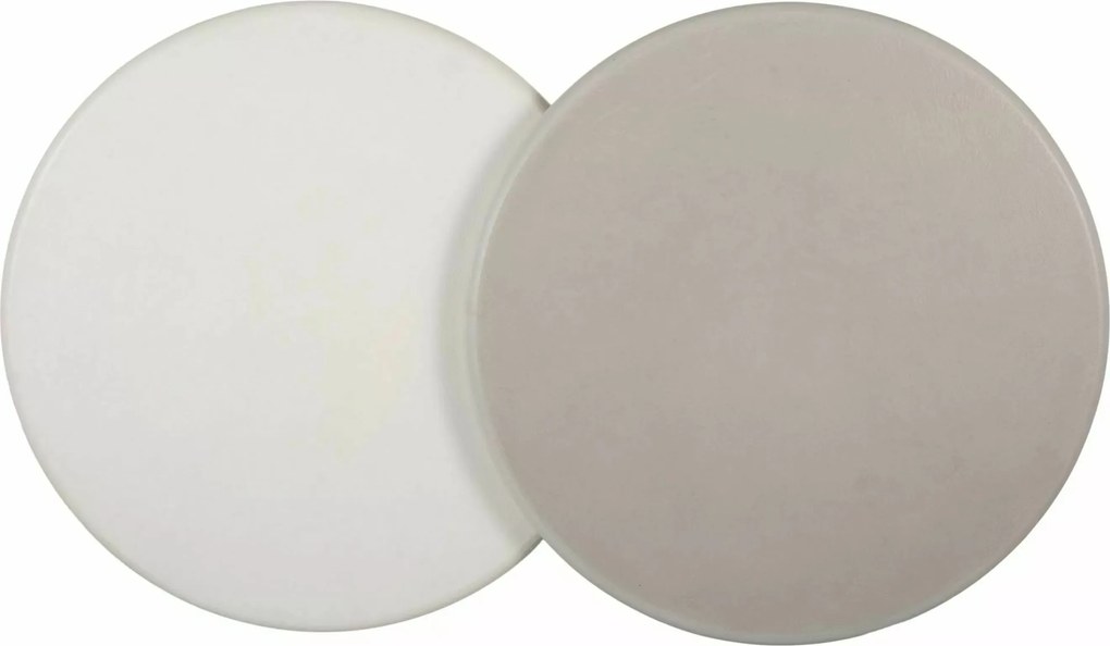 Măsuță de cafea rotundă Clav 60 cm - gri deschis