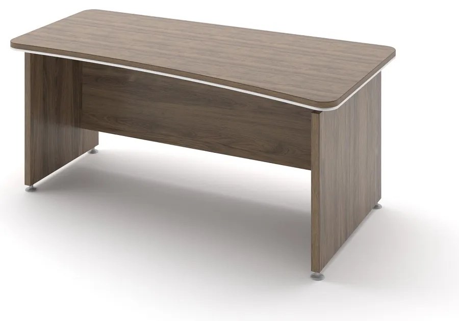 Birou ergonomic TopOffice 180 x 94,8 cm, dreapta, stejar Charleston