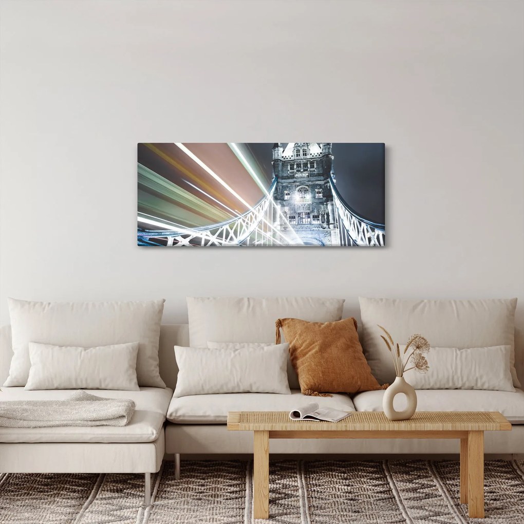 Tablou cu Tower Bridge (120x50 cm)