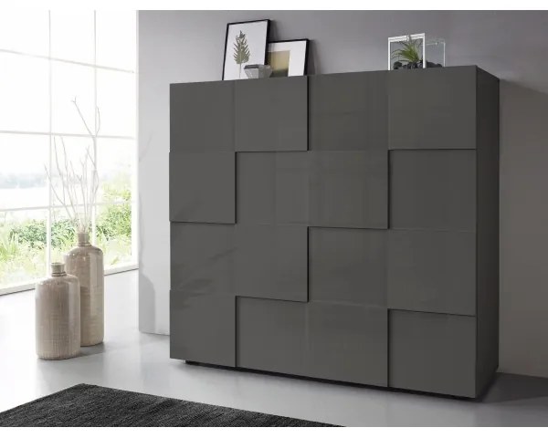 Comodă SERIAN antracit