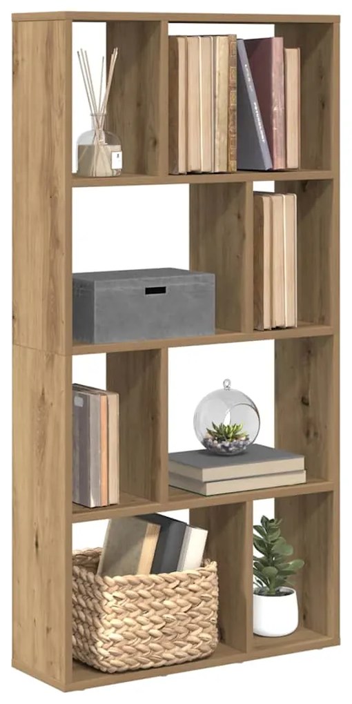 vidaXL Bibliotecă, stejar artizanal, 60x20x120 cm, lemn prelucrat