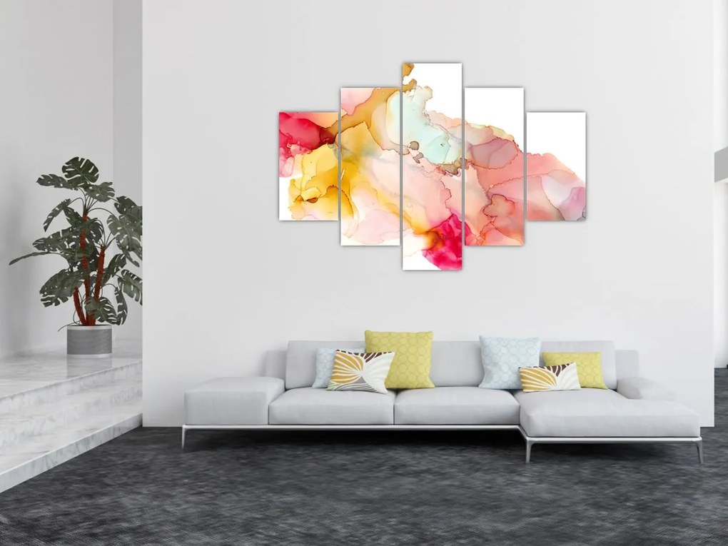 Tablou - Abstract din cerneală (150x105 cm)