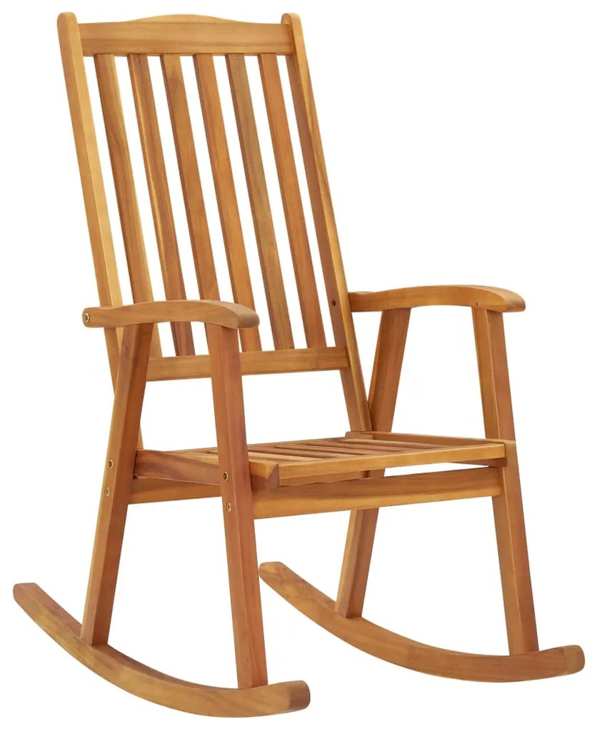 3064185 vidaXL Balansoar cu perne, lemn masiv de acacia