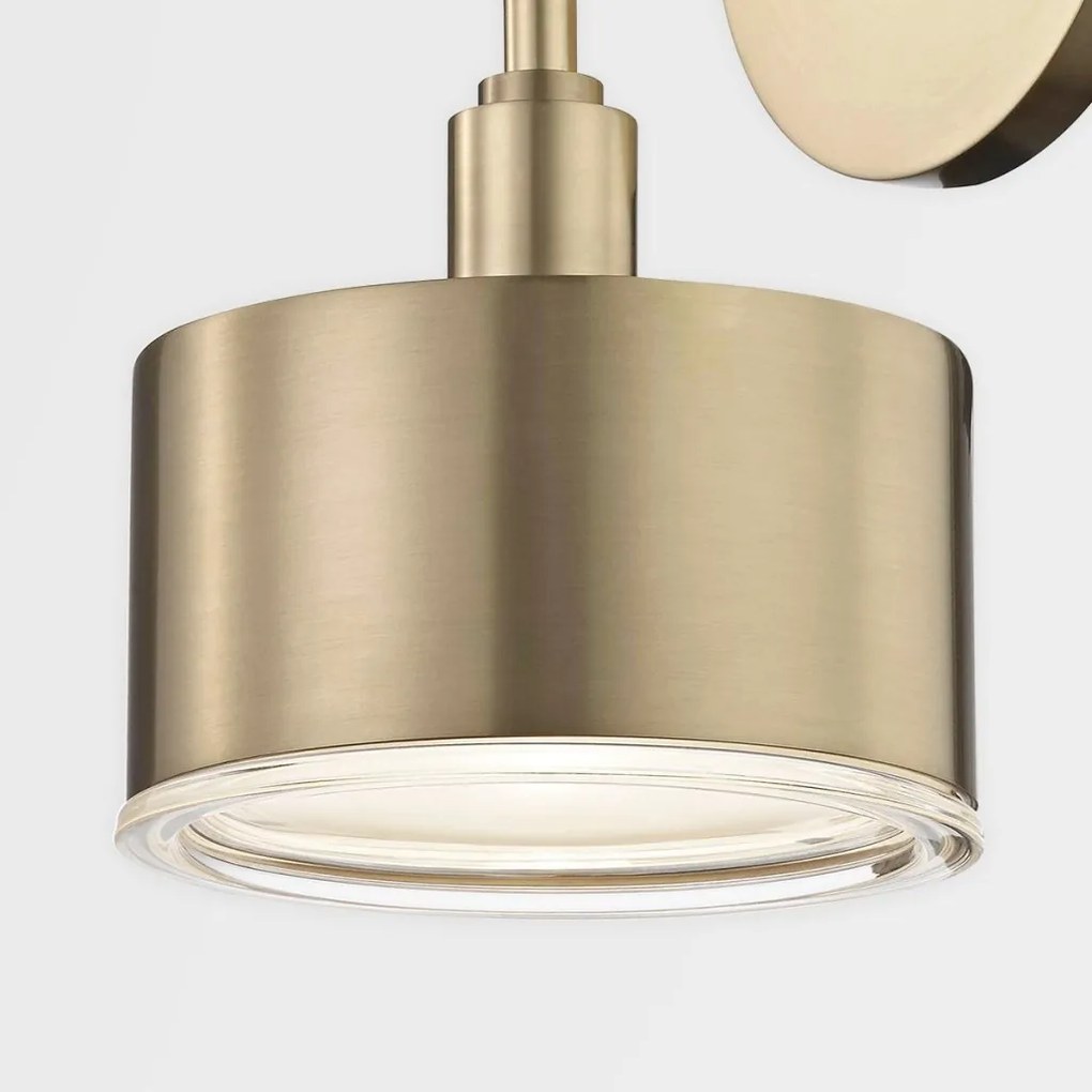 Aplica de perete design modern NORA, alama antichizata