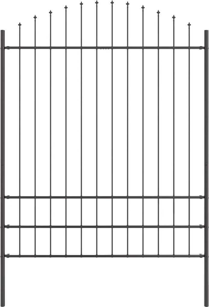 vidaXL Gard de Grădină 7 pcs Gri 170 x 225 cm