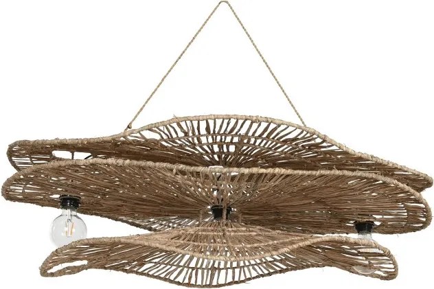 Lustră suspendată din fibre naturale, 120×29×50 cm, „Ibiza" | Country Home