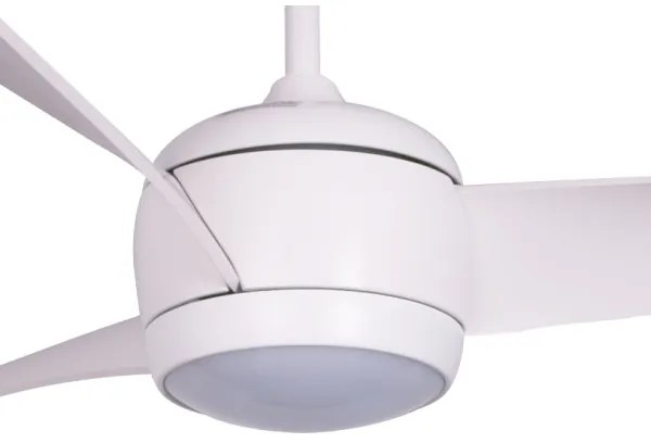 Ventilator LED de tavan Lucci air 512911 AIRFUSION LED/20W/230V lemn/alb + telecomandă