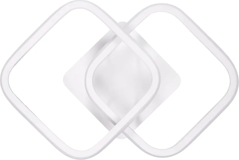 Aplica LED Erste Aria 28W 3CCT Alb Mat, Design Modern Curbat 330x260x90mm, Lumina Reglabila din Intrerupator pentru Living, Hol sau Dormitor
