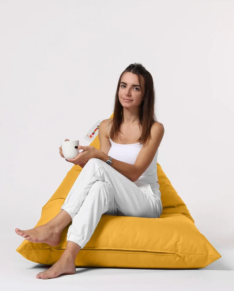 Fotoliu puf pentru grădină Pyramid Big Bed Pouf - Yellow