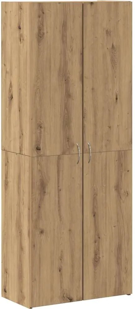 vidaXL Dulap de birou Stejar Artizanal 70 x 32 x 77.5 cm Lemn compozit