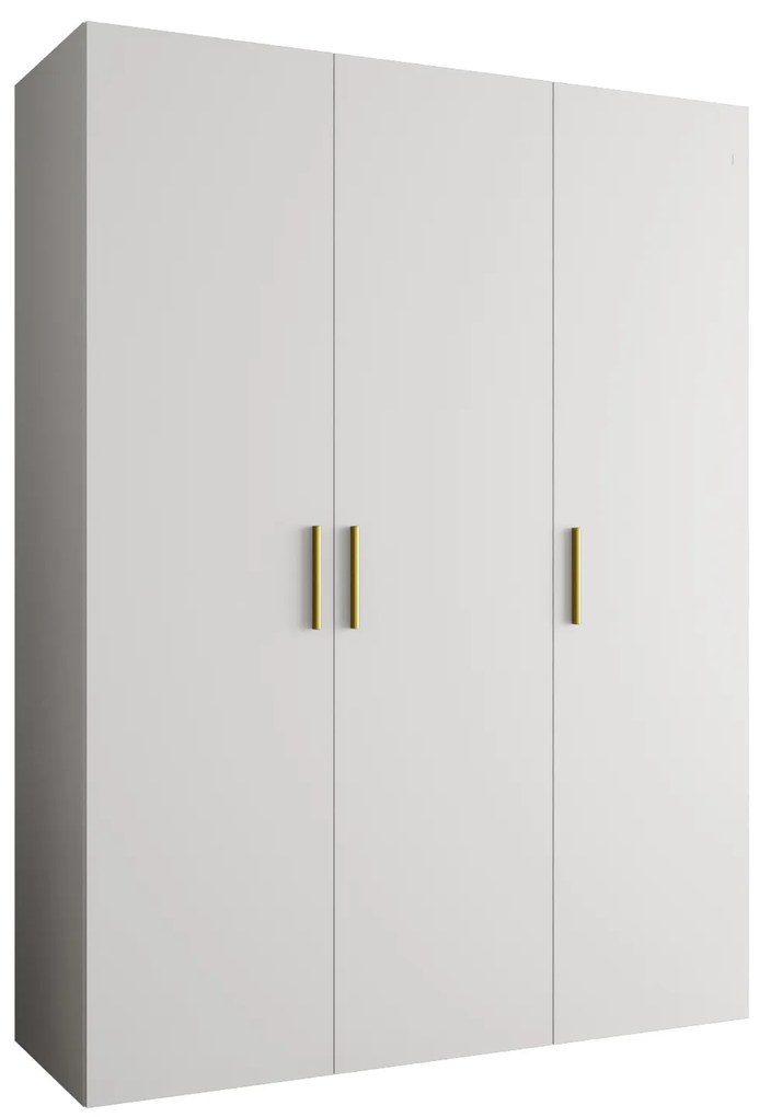 Dulap de haine 150 cm Borry 1 (alb + Auriu). 1125760