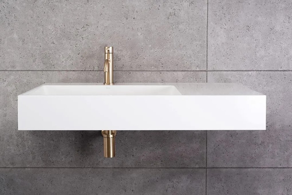 Lavoar pentru blat Archi 90 CM alb